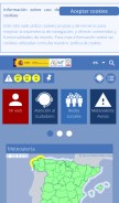 How aemet.es looks like on a mobile device such as an iPhone.