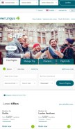 How aerlingus.com looks like on a mobile device such as an iPhone.