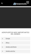How aeropuertos.net looks like on a mobile device such as an iPhone.
