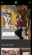How aesthesy.com looks like on a mobile device such as an iPhone.
