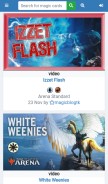 How aetherhub.com looks like on a mobile device such as an iPhone.