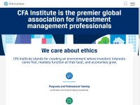 Desktop screenshot for cfainstitute.org