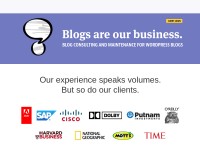 Desktop screenshot for blogconsulting.com