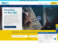 Desktop screenshot for k12.com