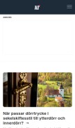 How affarsfokus.com looks like on a mobile device such as an iPhone.