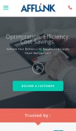 How afflink.com looks like on a mobile device such as an iPhone.