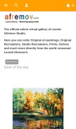 How afremov.com looks like on a mobile device such as an iPhone.