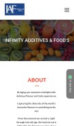 How africa-softdrinksflavours.com looks like on a mobile device such as an iPhone.