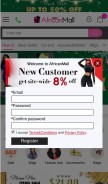 How africanmall.com looks like on a mobile device such as an iPhone.