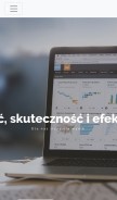 How agencjaseosem.pl looks like on a mobile device such as an iPhone.