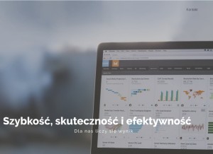 How agencjaseosem.pl looks like on a tablet such as an iPad.