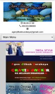 How agenjilbabsurabaya.com looks like on a mobile device such as an iPhone.