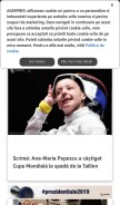 How agerpres.ro looks like on a mobile device such as an iPhone.