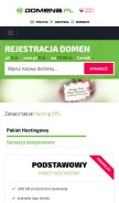 How agnat.pl looks like on a mobile device such as an iPhone.
