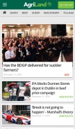 How agriland.ie looks like on a mobile device such as an iPhone.