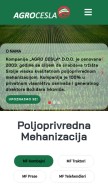 How agrocesla.com looks like on a mobile device such as an iPhone.