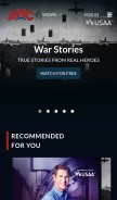 How ahctv.com looks like on a mobile device such as an iPhone.