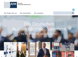 How ahk.de looks like on a tablet such as an iPad.