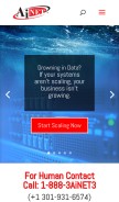How ai.net looks like on a mobile device such as an iPhone.