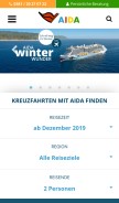 How aida.de looks like on a mobile device such as an iPhone.