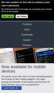 How aida64.com looks like on a mobile device such as an iPhone.