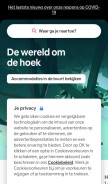 How airbnb.be looks like on a mobile device such as an iPhone.