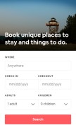 How airbnb.com looks like on a mobile device such as an iPhone.
