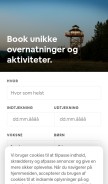 How airbnb.dk looks like on a mobile device such as an iPhone.