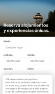 How airbnb.mx looks like on a mobile device such as an iPhone.