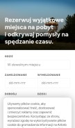 How airbnb.pl looks like on a mobile device such as an iPhone.