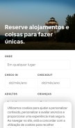 How airbnb.pt looks like on a mobile device such as an iPhone.