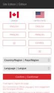 How aircanada.com looks like on a mobile device such as an iPhone.