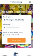 How airfarewatchdog.com looks like on a mobile device such as an iPhone.