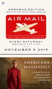 How airmail.news looks like on a mobile device such as an iPhone.