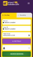 How airporttransfer.com looks like on a mobile device such as an iPhone.