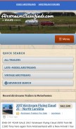 How airstreamclassifieds.com looks like on a mobile device such as an iPhone.