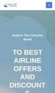 How airtripbooking.com looks like on a mobile device such as an iPhone.