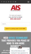 How ais-now.com looks like on a mobile device such as an iPhone.