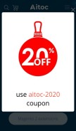 How aitoc.com looks like on a mobile device such as an iPhone.