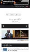 How aitonline.tv looks like on a mobile device such as an iPhone.