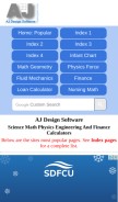 How ajdesigner.com looks like on a mobile device such as an iPhone.