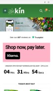 How akkin.co.uk looks like on a mobile device such as an iPhone.