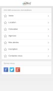 How aktifimmo.com looks like on a mobile device such as an iPhone.