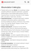 How akumulator-trakcyjny.pl looks like on a mobile device such as an iPhone.