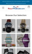 How akzanwholesale.com looks like on a mobile device such as an iPhone.