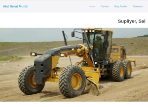 How alatberatmurah.com looks like on a tablet such as an iPad.