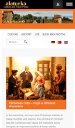 How alaturka.info looks like on a mobile device such as an iPhone.