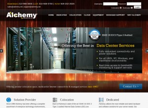 How alchemy.net looks like on a tablet such as an iPad.