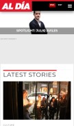 How aldianews.com looks like on a mobile device such as an iPhone.