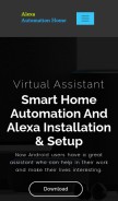 How alexaautomationhome.com looks like on a mobile device such as an iPhone.